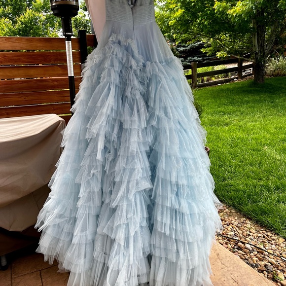 Get ready for Prom.                             Sherri Hill Ruffle Tulle  #55461 - Picture 2 of 10